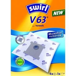Swirl Staubsaugerbeutel V63 / V 63 MicroPor Passend Für Vorwerk Tiger Staubsauger