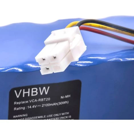 Vhbw Akku Pasend Kompatibel Mit Samsung Navibot SR8824, SR8825, SR8828, SR8830, SR8840, SR8841, SR8843 Staubsauger Ersetzt VCA-RBT20 (2100mAh, 14.4V, NiMH) – Bild 2