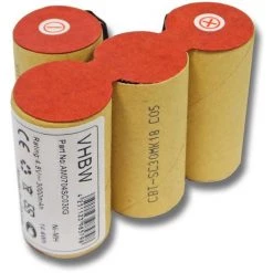 Vhbw Ni-Mh Akku 3000mAh (4.8V) Kompatibel Mit Vileda AS-193E9A Ersatz Für 4SC3000.
