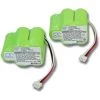 2x Vhbw Ni-MH Akku 3300mAh (6V) Kompatibel Mit Staubsauger Ecovacs Deebot D710, D720, D73, D730, D76, D760 Ersatz Für 945-0006, 945-0024, LP43SC3300P5.