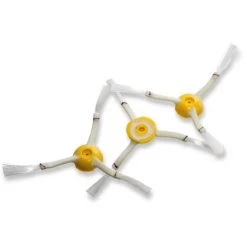 Vhbw 3x Ersatz Seitenbürste Kompatibel Mit IRobot Roomba 866, 876 Saugroboter - Reinigungsbürsten Set, Weiß / Gelb