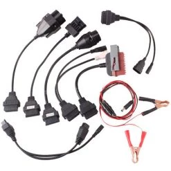 Vhbw OBD2 - Adapterkabel Set Für OBD-Diagnosegeräte Kompatibel Mit Alfa Romeo, Audi, BMW, Fiat, Lancia, Mercedes Benz, Opel, Peugeot, Seat, Skoda, VW.