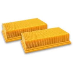 Vhbw 2x Flachfaltenfilter Kompatibel Mit Kärcher NT 25/1 Ap, NT 35/1 Ap, NT 35/1 Tact/Te/M, NT 361 Eco/Te/M, NT 45/1 Tact/Te/M Ersatz Für 6.904-367.0