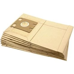 Vhbw 10x Staubsaugerbeutel Kompatibel Mit Miele S217, S218, S219, S220, S221, S222, S223, S224, S225, S226 - Papier, Typ E, 31cm X 19,5cm, Sandfarben