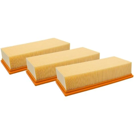 Vhbw 3x Flachfaltenfilter Filter Kompatibel Mit Nass-/Trockensauger Hilti VC 60-U