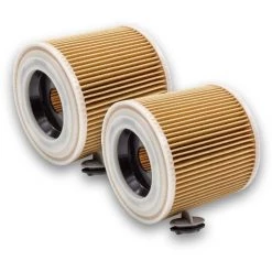 Vhbw 2x Patronen-Filter Kompatibel Mit Staubsauger, Saugroboter, Mehrzwecksauger Kärcher NT 27/1 ME Professional, NT 48/1 TE Professional