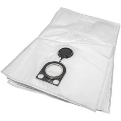 Vhbw 5x Staubsaugerbeutel Kompatibel Mit Bosch GAS 15 L, GAS 20, GAS 20 L Staubsauger - Mikrovlies, 43cm X 33cm, Weiß