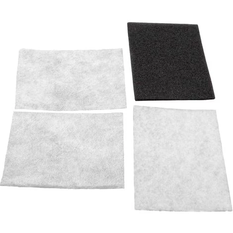 Vhbw Mikro-Hygienefilter Kompatibel Mit Rowenta RO165011/410, RO165011/411, RO165511/410 Staubsauger - Luftfilter, Schwarz, Weiß – Bild 3