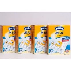 4 Pakete Swirl Staubsaugerbeutel M50 / M 50 MicroPor Plus AirSpace Für Miele Staubsauger Typ: M