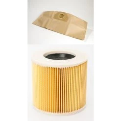 DANIPLUS 10 Staubsaugerbeutel + Filter Passend Für Kärcher A 2676 ME