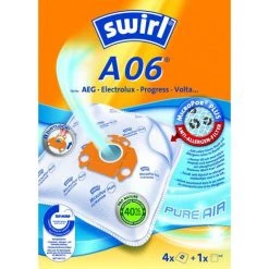 Swirl Staubsaugerbeutel A06 / A 06 MicroPor Plus AirSpace Für AEG Staubsauger Gr. 5