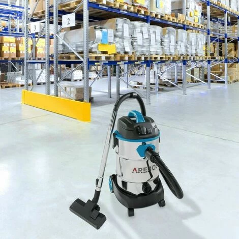 AREBOS Industriestaubsauger 5IN1 1600W Staubsauger Nass Trocken 30L Blau - Blau – Bild 2