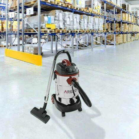 AREBOS Industriestaubsauger 5IN1 1600W Staubsauger Nass Trocken 30L Rot - Rot – Bild 2