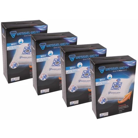 WESSEL WERK 4 X,WO1 = Swirl Y98 Staubsaugerbeutel Für Dirt Devil Privileg Severin Bomann Swirl – Bild 2