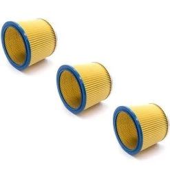 Vhbw 3x Rundfilter/Lamellenfilter Kompatibel Mit Aqua Vac BOXTER 15 P/ S, 20 S, 30 S, EXCELL 20 S, EXCELL 24 S SYNCHRO, EXCELL 30 P, EXCELL 30 S SYNCHRO