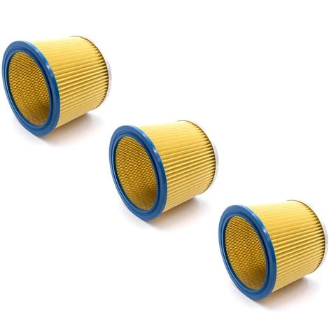 Vhbw 3x Rundfilter/Lamellenfilter Kompatibel Mit Aqua Vac BOXTER 15 P/ S, 20 S, 30 S, EXCELL 20 S, EXCELL 24 S SYNCHRO, EXCELL 30 P, EXCELL 30 S SYNCHRO