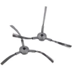 Vhbw 2x Seitenbürste Kompatibel Mit Zaco A4, A4s, A6, A6s Saugroboter - Reinigungsbürsten Set, Links/rechts, Schwarz