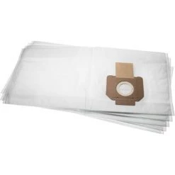 Vhbw 5x Staubsaugerbeutel Kompatibel Mit Nilfisk Alto Attix 30, 30-01, 30-11, 30-21, 350 Staubsauger - Mikrovlies, 27,9cm X 64,3cm, Weiß
