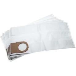 Vhbw 5x Staubsaugerbeutel Ersatz Für Metabo 6.31348, 631348000 Für Staubsauger - Mikrovlies, 49.3cm X 23.7cm, Weiß