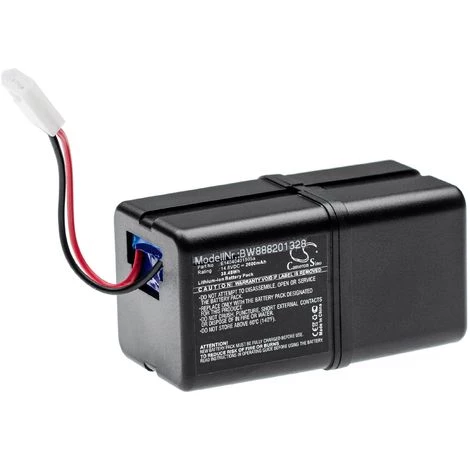 Vhbw Akku Kompatibel Mit BObsweep Bob PetHair, Junior, WJ540011, WP460011RO Staubsauger Home Cleaner Heimroboter (2600mAh, 14.8V, Li-Ion)