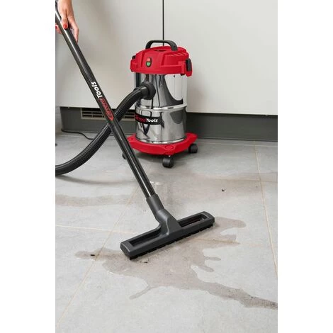 Carrera Tools Nass/Trocken Sauger Edelstahl 1000W 15 Liter – Bild 2