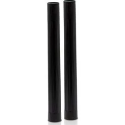 FIXEDBYU Staubsauger Rohr Kunststoffrohr Verlängerungsrohr Set Für Alle Sauger Modelle Mit Ø 35mm, 2 Stück Je 50 Cm Länge, Schwarz