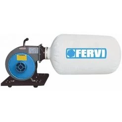 230V MOBILE ABSAUGANLAGE SPÄNEABSAUGUNG SPÄNE MIT RÄDERN 750W FERVI 0495