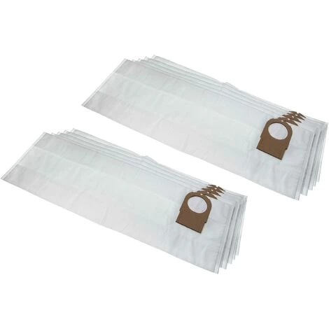 Vhbw 10x Staubsaugerbeutel Ersatz Für Metabo 6.31349, 631349000 Für Staubsauger - Mikrovlies, 68,6cm X 23.7cm, Weiß – Bild 3