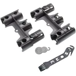 Vhbw 2x Zubehörhalter Kompatibel Mit Dyson V10, V11, V7, V8 Staubsauger-Zubehörteile - Halterung Mit Reinigungsbürste, Grau