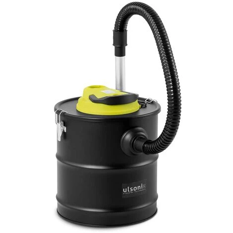 ULSONIX Aschesauger Kaminsauger Aschestaubsauger Kaminstaubsauger 1.200 W HEPA-Filter - Schwarz