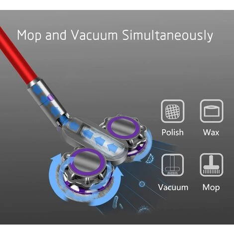 ABCRITAL Mopp Für Dyson Staubsauger V7 V8 V10 V11, Ohne Wasserkasten – Bild 3