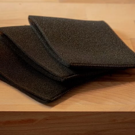 FIXEDBYU Schaumfilter Schaumstofffilter 3er Pack Passend Für Scheppach Nass-Trockensauger – Bild 3
