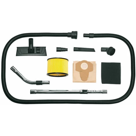 Einhell Nass Trockensauger TE-VC 1925 SA 800 W 190 Mbar 25 L Edelstahlbehälter 3 M Saugschlauch – Bild 2