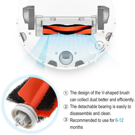 MAEREX Original Xiaomi Roboter-Staubsauger-Zubehör 10 Stück – Bild 2
