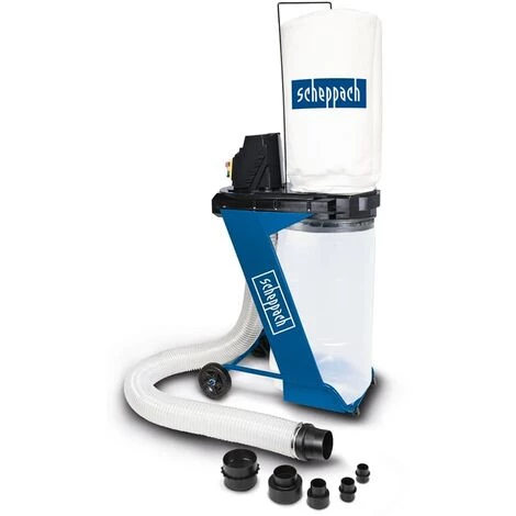 Scheppach Absauganlage DC500 75L 1150 M³/h Inkl. 6-tlg. Adapter-Set