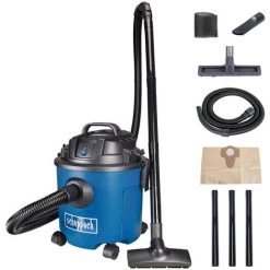 Scheppach Nass Trockensauger NTS16, Saugleistung 20 KPa, 16 L, Mit Zubehör