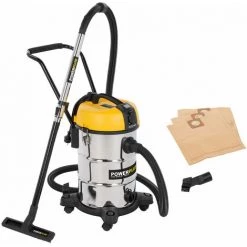 VARO Powerplus Nasssauger 1200 W Trockensauger Industriesauger Staubsauger 30 L