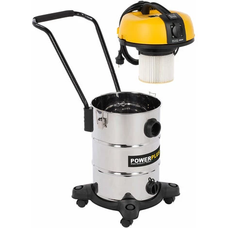 VARO Powerplus Nasssauger 1200 W Trockensauger Industriesauger Staubsauger 30 L – Bild 2