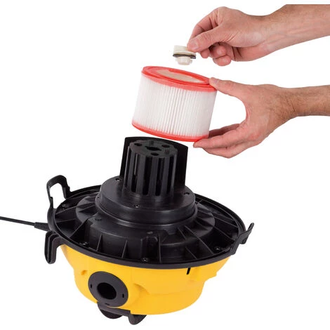 VARO Nasssauger Trockensauger Elektrisch, 1000W 18 L Tank, Saugfunktion Blasfunktion – Bild 5