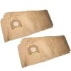 Vhbw 10x Staubsaugerbeutel Kompatibel Mit Nilfisk Alto Attix 30, 30-01, 30-11, 30-21, 350, 350-01, 360, 360-11, 360-21 - Papier, 66cm X 27,8cm, Braun