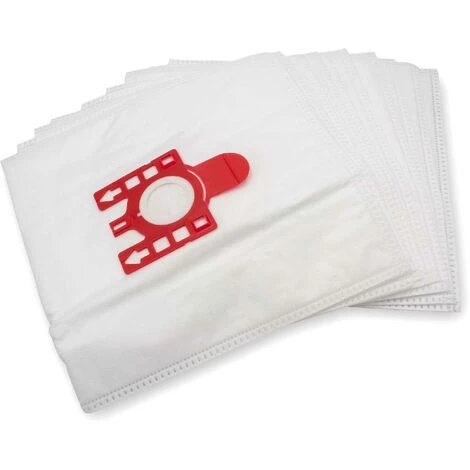 Vhbw 10x Staubsaugerbeutel Kompatibel Mit Hoover Telios TE70 TE00 - 100 Plus Staubsauger - Mikrovlies, 28cm X 20cm, Weiß – Bild 4