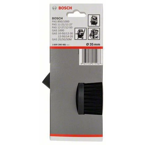 Saugbürste Rund Für Bosch-Sauger Mit 35-mm-Rohren Bosch Accessories 1609390481 Durchmesser 35 Mm – Bild 2