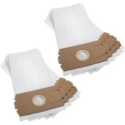 Vhbw 10x Staubsaugerbeutel Kompatibel Mit Curtiss GV 20, Horn Feroe 151 E, Horn TA 151, SE 5410 Staubsauger - Mikrovlies, 39cm X 18cm, Weiß