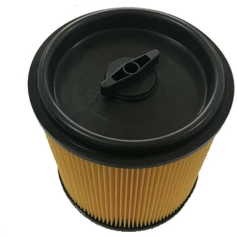 Trade-Shop Lamellenfilter / Rundfilter / Faltenfilter / Filterpatrone Für Grizzly Lidl Parkside Caramba Staubsauger Nasssauger Trockensauger