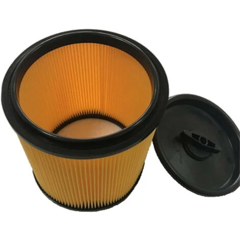 Trade-Shop Lamellenfilter / Rundfilter / Faltenfilter / Filterpatrone Für Grizzly Lidl Parkside Caramba Staubsauger Nasssauger Trockensauger – Bild 2