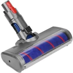 GDRHVFD Bürstenkopf Mit Weicher Rolle Für Dyson V11 V10 V8 V7 Akku-Staubsauger, Elektrischer Bürstenkopfaufsatz Mit Schnellverschluss, Weiche Reinigungsbürste Für Staubsauger Der Serie Dyson V11 V10 V8 V7