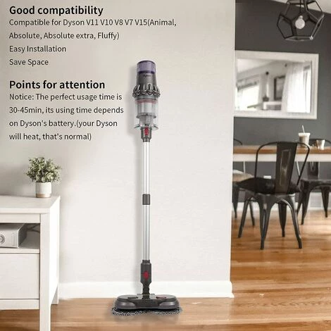 GDRHVFD Dyson V11 V10 V8 V7 Elektrowischzubehör Wischmopp Mit Wassertank 6 Dyson Staubsauger Wischtücher 2 In 1 Bürstenaufsatz Dyson Animal Absolute Fluffy Absolute Extra – Bild 4
