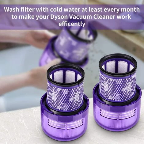 ILOVEMILAN 2er-Pack Ersatzfilter Für Dyson V11 SV14 Serie, Waschbare Filter Kompatibel Mit Dyson V11 SV14 Absolute Animal Fluffy Torque Drive Etc. Ersetzen Sie DY-970013-02 Und 97001302 â Bild 5