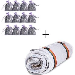 THSINDE Matratzen-Vakuumbeutel Zum Umziehen - Matratzen-Aufbewahrungsbeutel +12 Beutel Lavendel