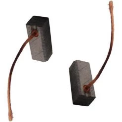 2x Trade-Shop Motorkohlen / Kohlebürsten / Schleifkohlen 6,3 X 6,3 X 14mm 12-24V Für Verschiedene KFZ-Motoren Rolltor Garagentor Antriebe Lichtmaschine